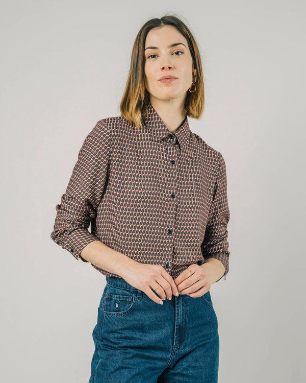 Brava Fabrics Blusa All Over Penguin Navy