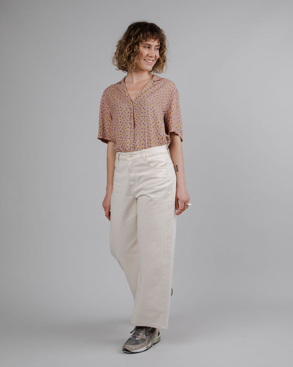 Brava Fabrics Blusa Aloha Peanuts Woodstock Rosa