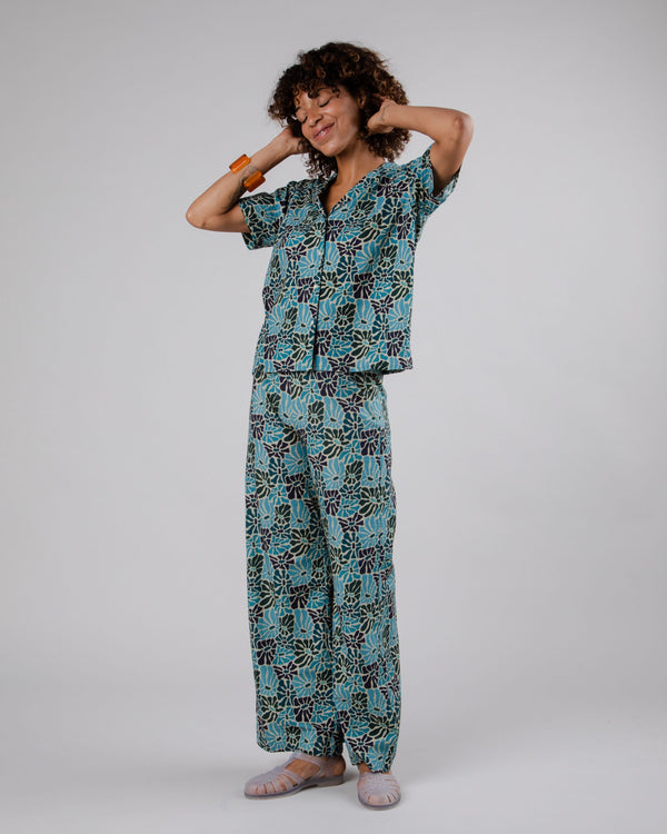 Brava Fabrics Blusa Aloha Spring Azul