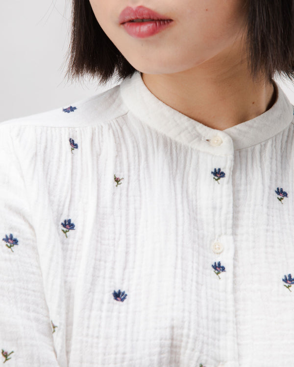 Brava fabrics Blusa Boho Algodón Bloom Ecru