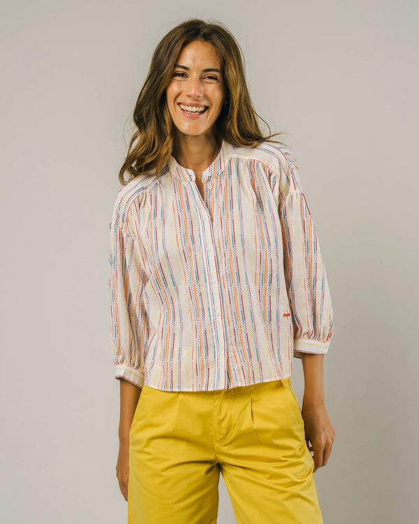Brava fabrics Blusa Boho Ivory Citric
