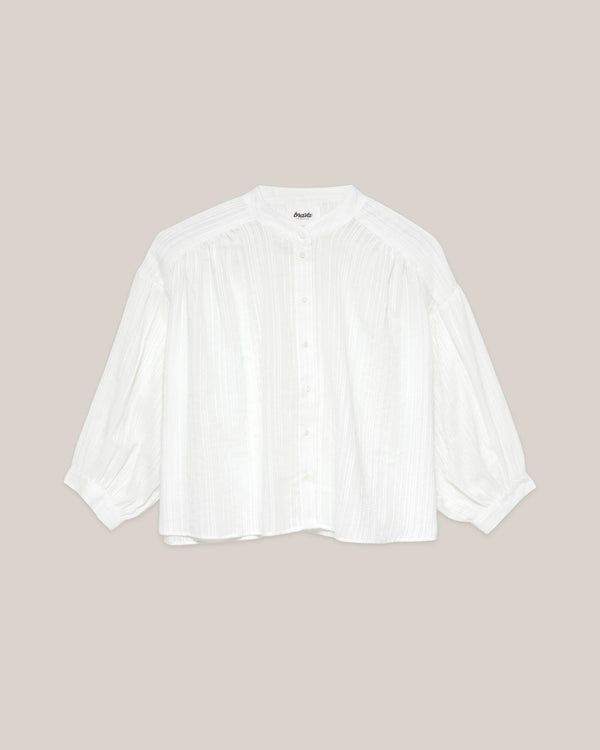 Brava Fabrics Blusa Boho Ivory White