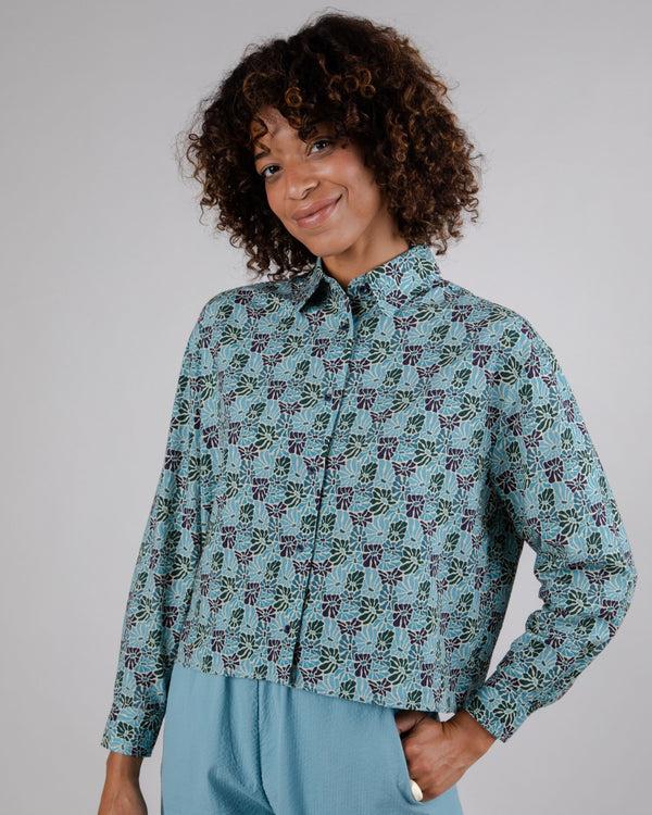 Brava fabrics Blusa Boxy Spring Azul