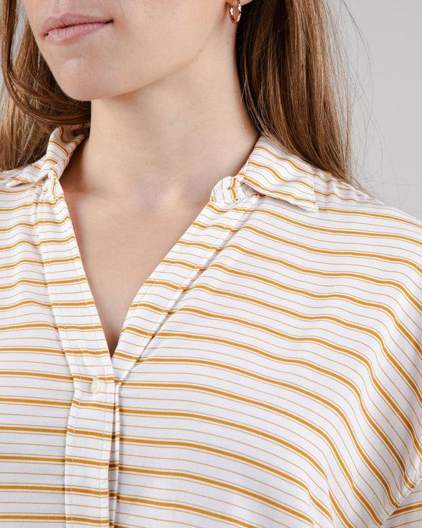 Brava Fabrics Blusa Corta Oversize Mix Narciso