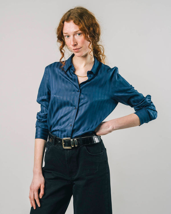 Brava fabrics Blusa Hidden Stripes Navy