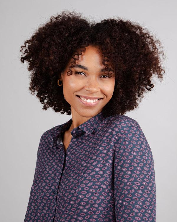 Brava fabrics Blusa Lips Prune