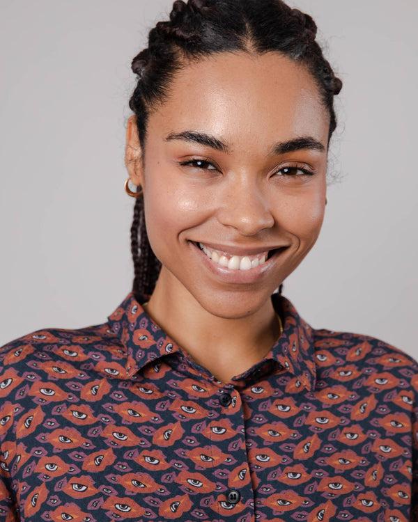 Brava Fabrics Blusa Lips Red