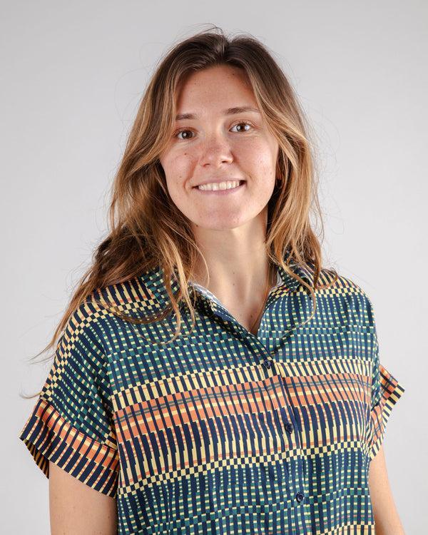 Brava Fabrics Blusa Manga Murciélago Calella Azul