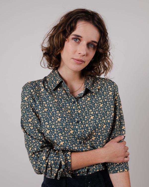 Brava Fabrics Blusa Peanuts Woodstock Navy