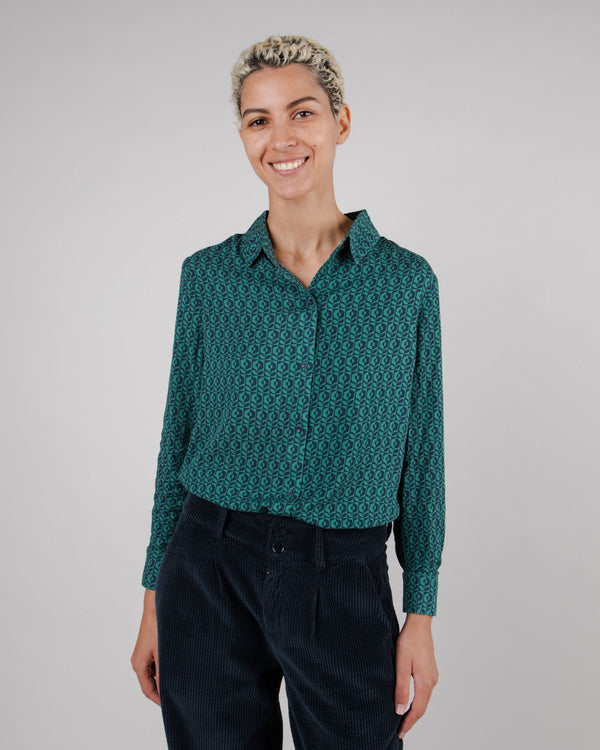 Brava Fabrics Blusa Sunflower Navy