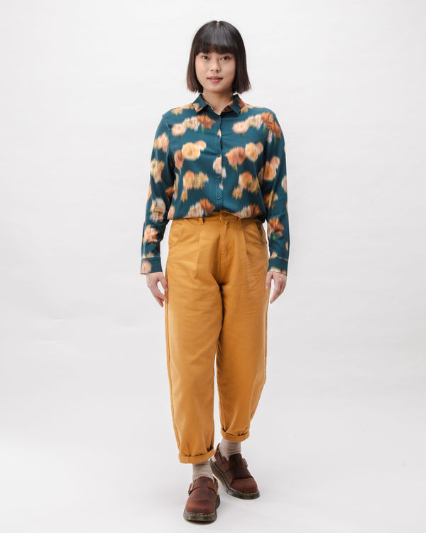 Brava Fabrics Blusa Viscosa Nebula Navy