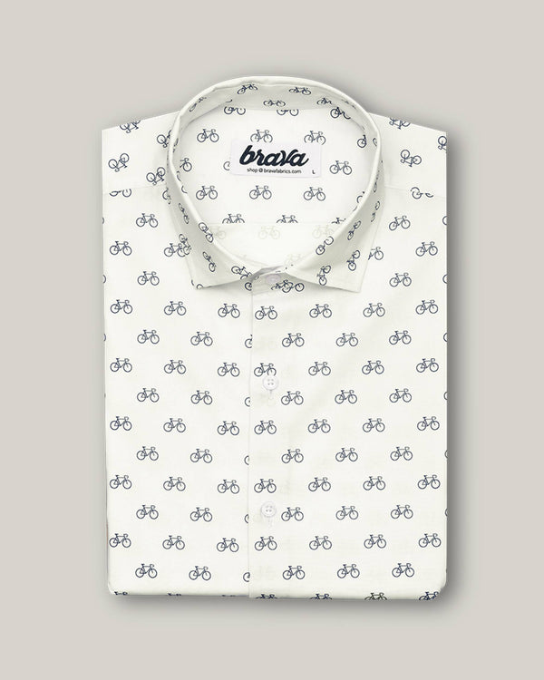 Brava Fabrics Camisa Estampada Fixed Gear Rider