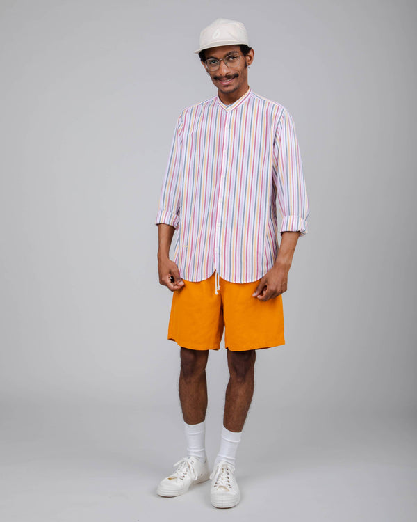 Brava Fabrics Camisa Mao Rainbow White