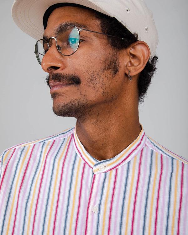 Brava Fabrics Camisa Mao Rainbow White