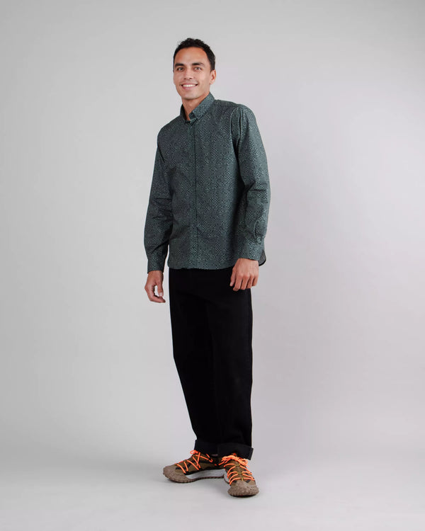 Brava Fabrics Camisa Pixel Green