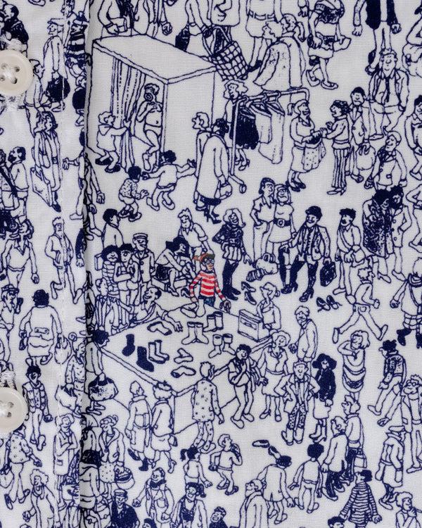 Brava Fabrics Camisa Where Is Wally Store Blanca
