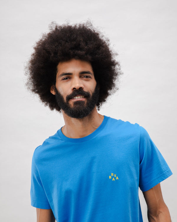 Brava fabrics Camiseta Algodón BRV Blue
