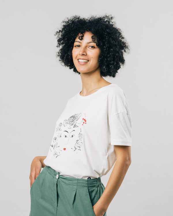 Brava fabrics Camiseta Flower Face
