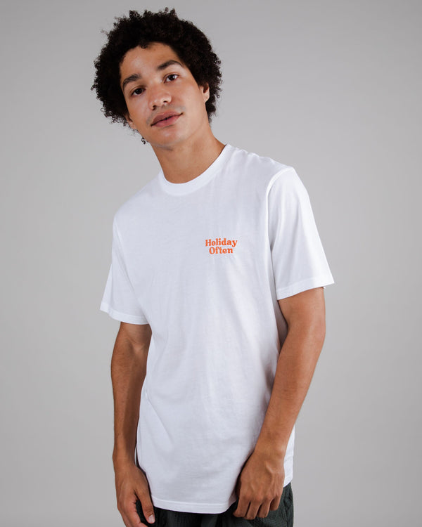 Brava Fabrics Camiseta Holiday Blanca