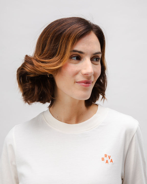 Brava fabrics Camiseta Manga Larga Slim BRV Ecru