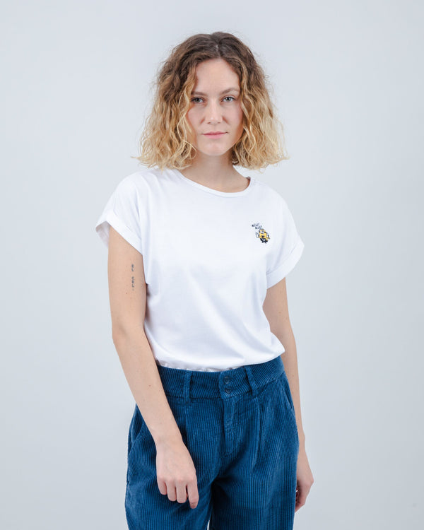 Brava Fabrics Camiseta Minions Bello Bello Blanco