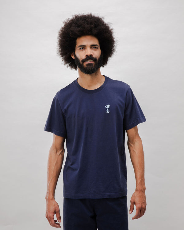 Brava Fabrics Camiseta Peanuts Snoopy Azul