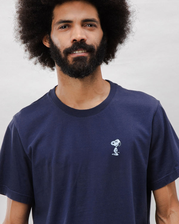 Brava fabrics Camiseta Peanuts Snoopy Azul