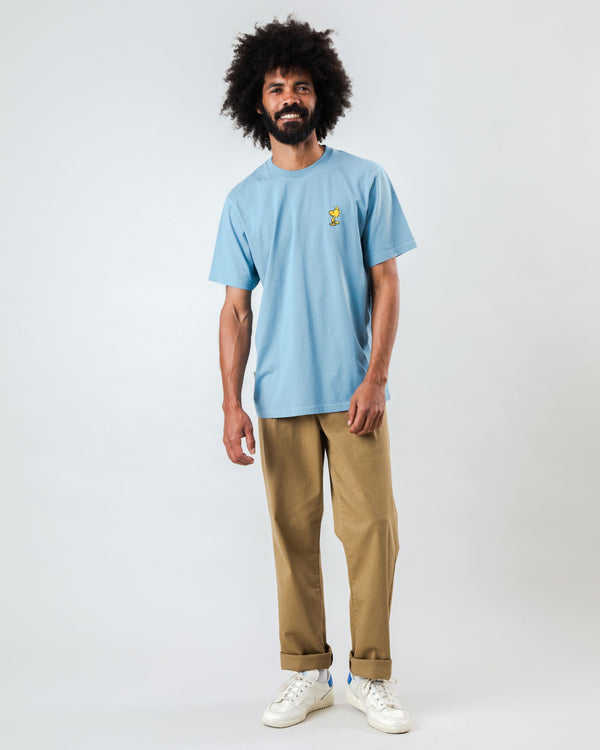Brava Fabrics Camiseta Peanuts Woodstock Azul