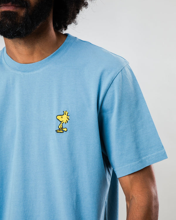 Brava fabrics Camiseta Peanuts Woodstock Azul
