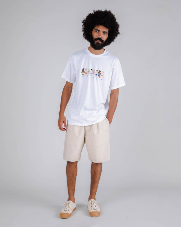 Brava Fabrics Camiseta Playmobil Play Blanca