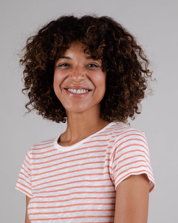 Brava Fabrics Camiseta Rayas Coral