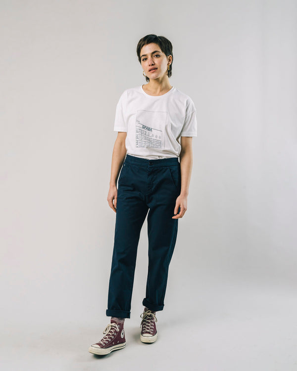 Brava Fabrics Camiseta Slim District White