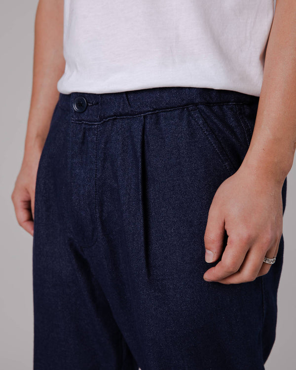 Brava Fabrics Chino Franela Comfort Navy