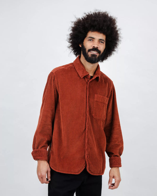 Brava Fabrics Corduroy Overshirt Copper