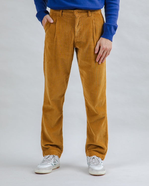 Brava fabrics Corduroy Pleated Chino Pants Camel