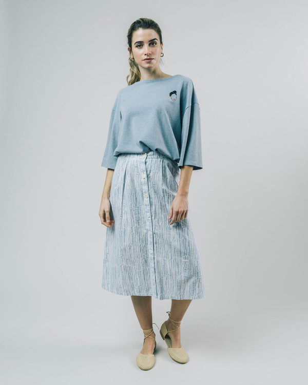 Brava Fabrics Falda Camou Blue