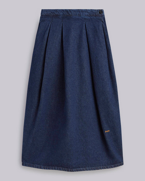 Brava Fabrics Falda Con Pinzas Indigo