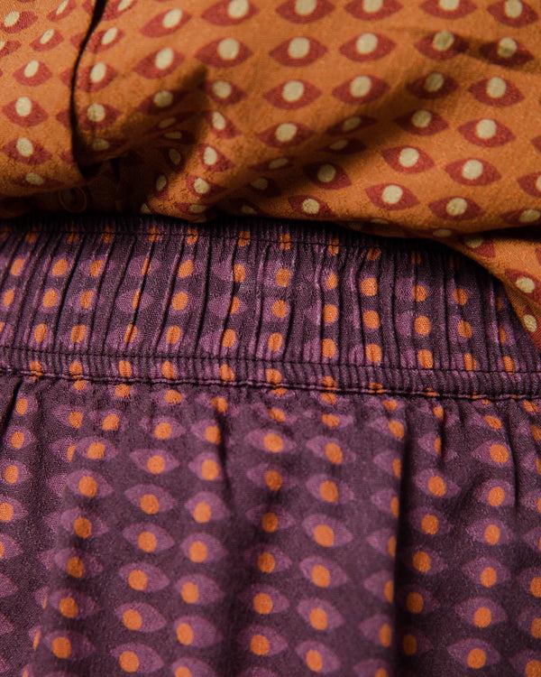 Brava Fabrics Falda Corta Eyes Prune