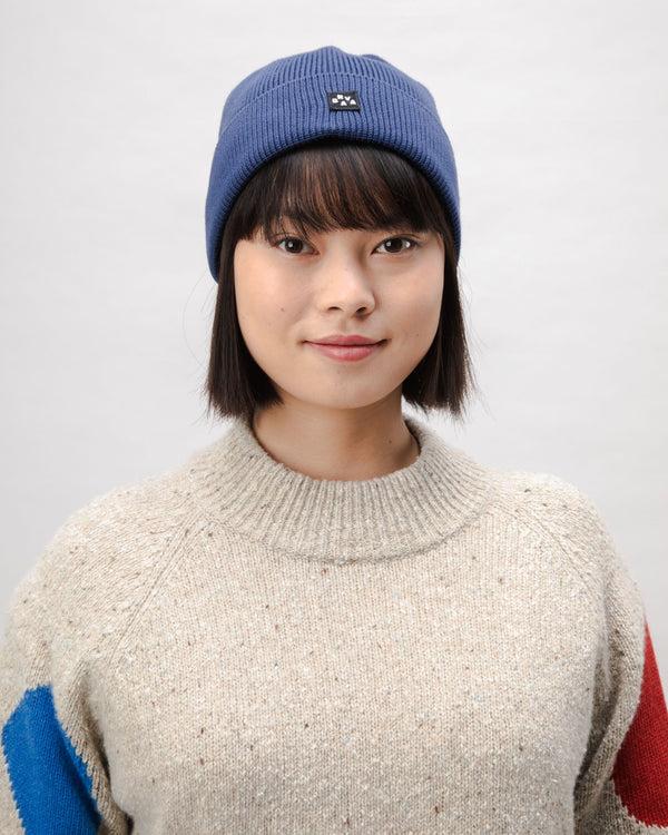 Brava fabrics Gorro de Algodón Azul