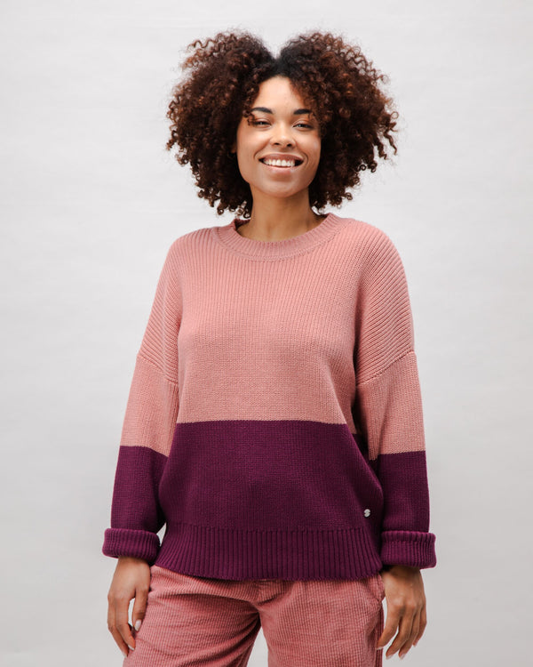 Brava Fabrics Jersey Algodón Bicolor Rose