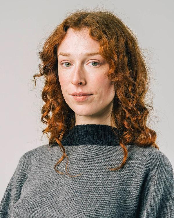 Brava Fabrics Jersey Back Buttons Grey