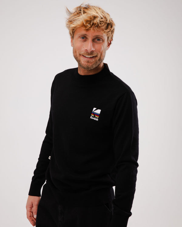 Brava Fabrics Jersey Kodak Logo Black