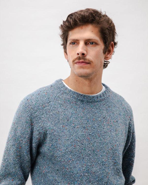 Brava fabrics Jersey Lana Raglan Puzzle Dark Grey