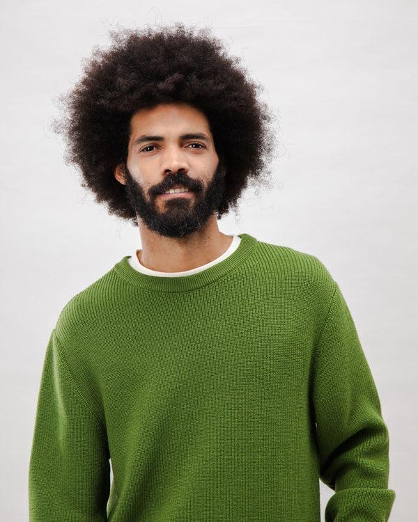 Brava fabrics Jersey Lana Waterfront Green