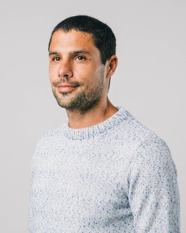 Brava Fabrics Jersey Mouline Blue