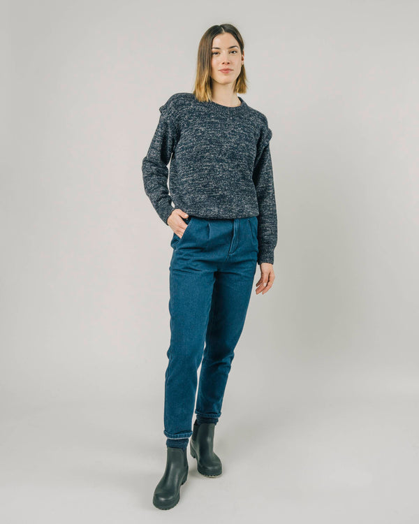 Brava Fabrics Jersey Retro Navy