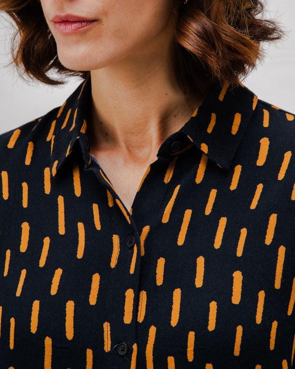 Brava fabrics Mist Viscose Blouse Black