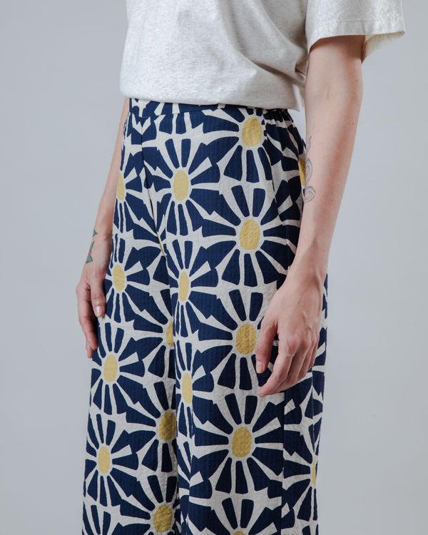 Brava Fabrics Pantalón Ancho Marisol Navy