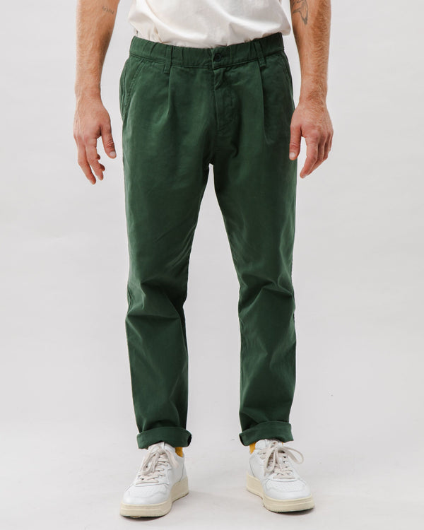 Brava fabrics Pantalón Comfort Chino Algodón Verde
