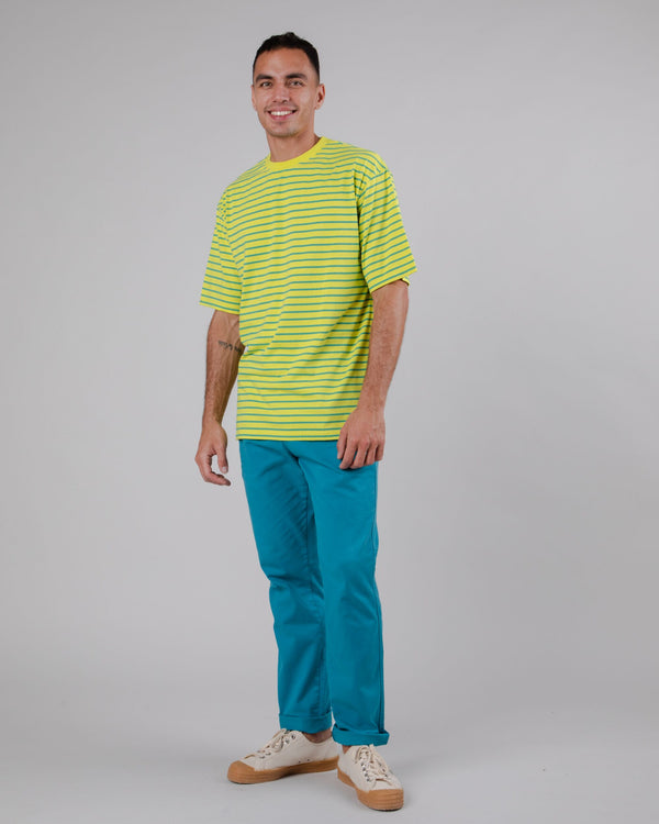 Brava Fabrics Pantalón Comfort Chino Azul